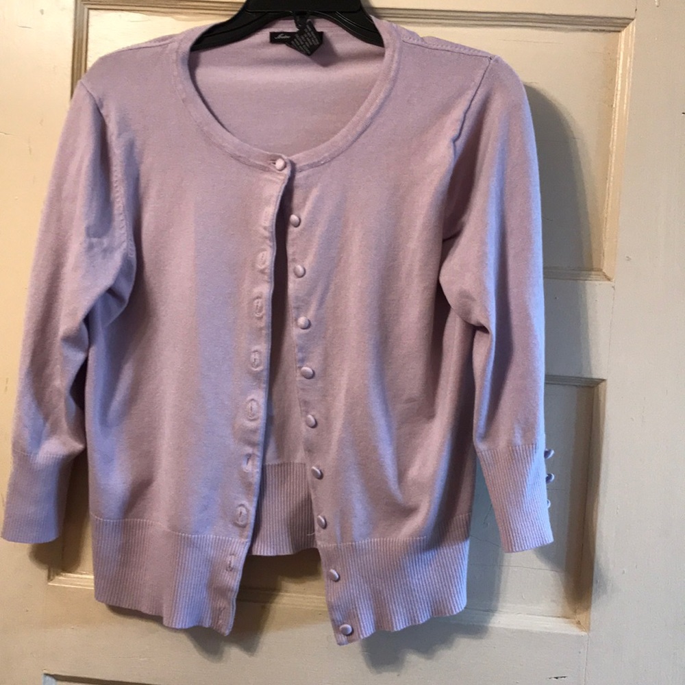 Lavender cardigan